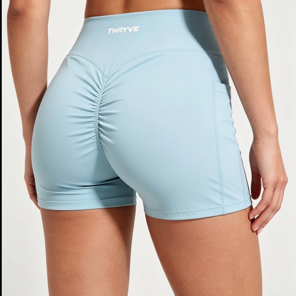 Pocketed Scrunch Bum Shorts