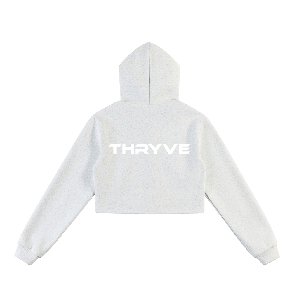 Performance Cropped Zip-Up Hoodie