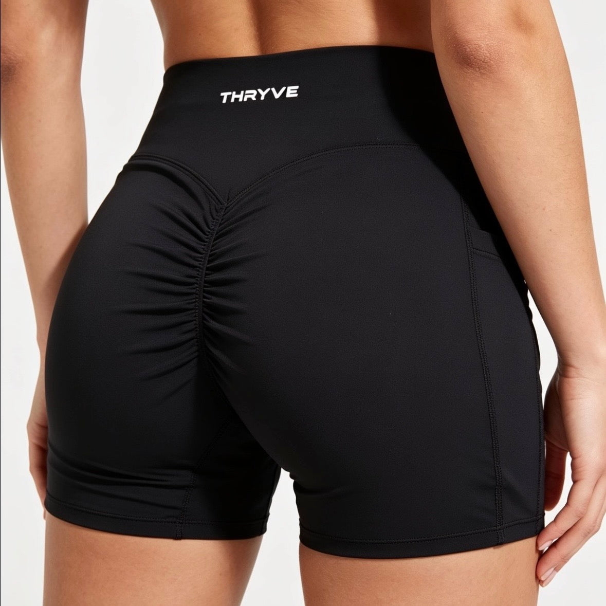 Pocketed Scrunch Bum Shorts