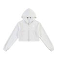 Performance Cropped Zip-Up Hoodie